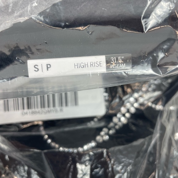 NWT Victoria's Secret PINK All Day Cotton BLING Foldover Flare Leggings, Small - Picture 3 of 9